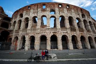 Cosileu, em Roma
 4/1/2021 REUTERS/Guglielmo Mangiapane