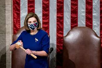 Presidente da Câmara dos EUA, Nancy Pelosi
06/01/2021
Erin Schaff/Pool via REUTERS