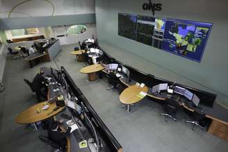 Sala de monitoramento do ONS, em Brasília (DF) 
11/11/2019
REUTERS/Ricardo Moraes