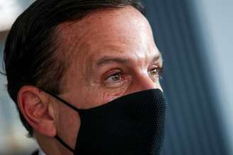 Governador de São Paulo, João Doria, durante entrevista à Reuters no Palácio dos Bandeirantes, sede do governo do Estado de São Paulo
04/02/2021 REUTERS/Amanda Perobelli