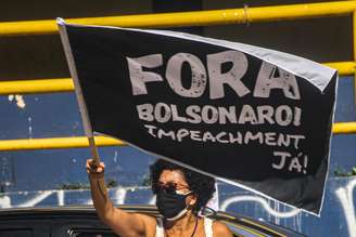 Protesto em Belém, no Pará 