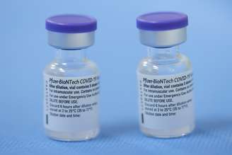 Frascos da vacina Pfizer/BioNTech contra Covid-19
03/02/2021 REUTERS/Denis Balibouse