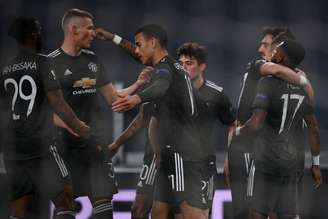 Manchester United não deu chances para a Real Sociedad no jogo de ida (Foto: MARCO BERTORELLO / AFP)