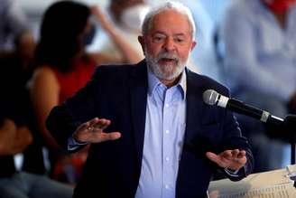 Lula faz pronunciamento no Sindicato dos Metalúrgicos do ABC