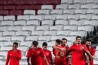 Benfica marcou duas vezes com Seferovic (Foto: CARLOS COSTA / AFP)