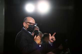 Dimas Covas fala no Instituto Butantan
23/12/2020 REUTERS/Amanda Perobelli