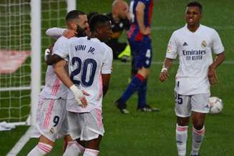 Real Madrid vive bom momento e conta com Vinícius Júnior para derrotar os Reds (GABRIEL BOUYS / AFP)