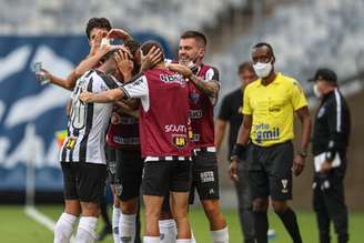 Vargas abriu o caminho para o triunfo alvinegro no Mineirão-(Pedro Souza/Atlético-MG)