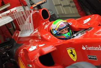 Felipe Massa em seus tempos de Ferrari 