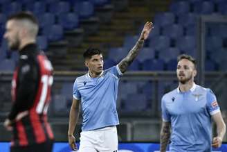 Correa marcou os dois primeiros gols da Lazio em Roma (Foto: FILIPPO MONTEFORTE / AFP)