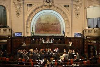O plenário da Assembleia Legislativa do Rio