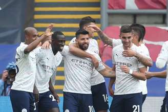 Manchester City venceu o Crystal Palace (Foto: STEVEN PASTON / POOL / AFP)