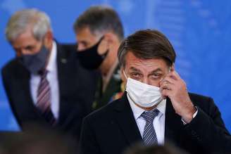 Presidente Jair Bolsonaro em Brasília
08/04/2021 REUTERS/Adriano Machado