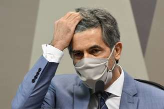 O ex-ministro da Saúde Nelson Teich presta depoimento na CPI da Covid