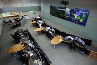 Sala de monitoramento do ONS, em Brasília (DF) 
11/11/2019
REUTERS/Ricardo Moraes 