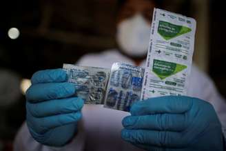 Embalagem com cloroquina
REUTERS/Ueslei Marcelino 