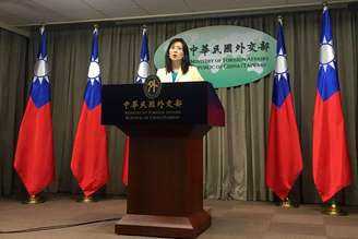 Porta-voz da chancelaria de Taiwan, Joanne Ou. 11/2/2020. REUTERS/Ben Blanchard