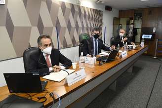 Mesa da CPI da Covid no Senado Federal