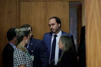 Vereador Carlos Bolsonaro no Palácio do Planalto
16/01/2019 REUTERS/Ueslei Marcelino