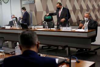 Reunião da CPI da Covid no Senado
11/05/2021
REUTERS/Adriano Machado