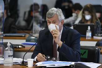 Senador Luiz Carlos Heinze (PP-RS) assumiu a vaga de titular da CPI da Covid no lugar de Ciro Nogueira (PP-PI)