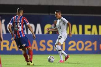 Marcos Guilherme estreou pelo Peixe no duelo contra o Bahia, pelo Brasileirão (Foto: Ivan Storti/Santos FC)