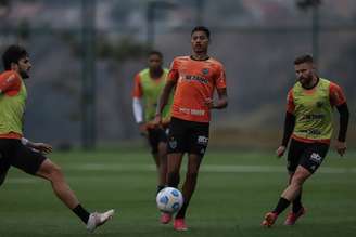 O time atleticano está na fase final de preparação para encarar o São Paulo, no Mineirão-(Pedro Souza/Atlético-MG)