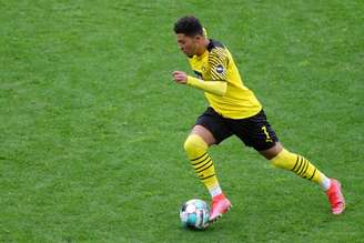 Destaque no Borussia Dortmund, Sancho quer jogar no Manchester United (Foto: FRIEDEMANN VOGEL / AFP / POOL)