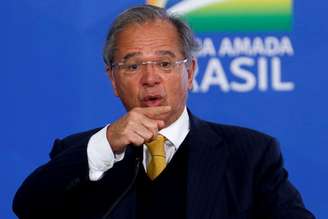 Ministro Paulo Guedes em evento em Brasília
18/5/2021 REUTERS/Adriano Machado