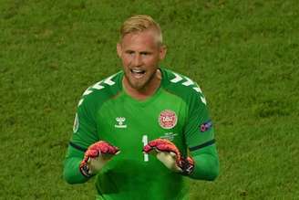 Schmeichel provocou ingleses antes da semifinal(Foto: DAN MULLAN / POOL / AFP)