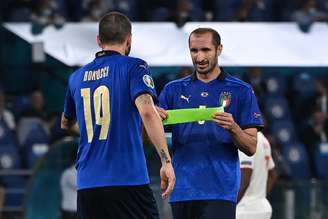 Chiellini teve papel importante na conquista da Euro como capitão da Itália (Foto: ANDREAS SOLARO / POOL / AFP)