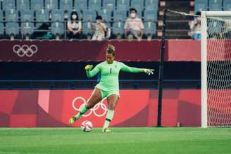 Bárbara falhou no segundo gol da Holanda em partida pelos Jogos Olímpicos (Foto: Sam Robles/CBF)