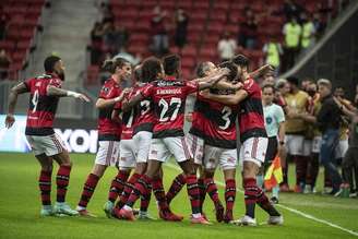Flamengo goleou o Defensa y Justicia na última quarta-feira (Foto: Alexandre Vidal/Flamengo)