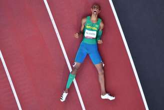 Alison dos Santos é um dos principais nomes do atletismo brasileiro da atualidade (AFP)