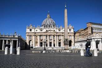 Vista da Praça São Pedro, no Vaticano