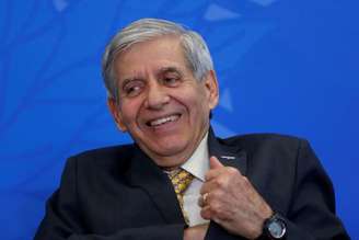 Ministro-chefe do GSI, Augusto Heleno, durante cerimônia no Palácio do Planalto
20/02/2020 REUTERS/Adriano Machado