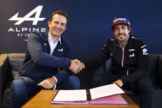 Laurent Rossi e Fernando Alonso.