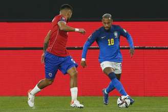 Neymar também falou sobre sua forma física na postagem (Foto: CLAUDIO REYES / POOL / AFP)