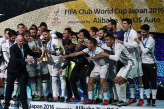 Real Madrid, em 2016, foi campeão do último Mundial de Clubes no Japão (Foto: BEHROUZ MEHRI / AFP)