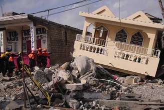 Haiti foi afetado por um forte terremoto em 14 de agosto