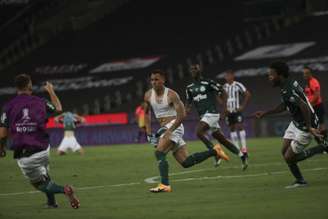 Breno Lopes marcou o gol do título do Palmeiras na Libertadores 2020 (Foto: RICARDO MORAES / POOL / AFP)