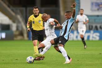 Santos e Grêmio empataram em 2 a 2 no confronto no primeiro turno (Foto: Ivan Storti/Santos FC)