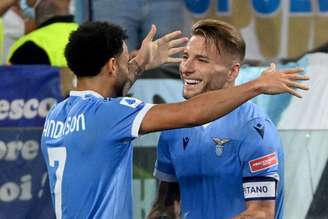Lazio bateu a Roma pelo Campeonato Italiano (Foto: VINCENZO PINTO / AFP)