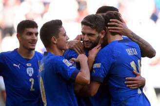 Itália conquistou grande vitória sobre a Bélgica na Nations League (MARCO BERTORELLO / AFP)