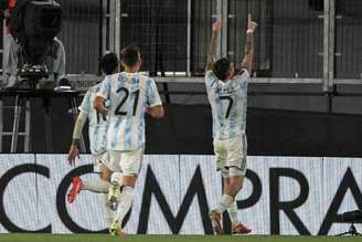 Lo Celso marcou o segundo gol argentino em Buenos Aires (Foto: Juan Mabromata / AFP)