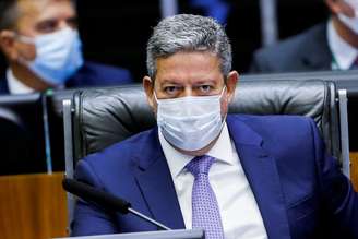 Presidente da Câmara dos Deputados, Arthur Lira, durante sessão da Casa
REUTERS/Adriano Machado