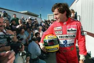 Ayrton Senna na temporada de 1991 (Foto: JEROME DELAY/AFP)