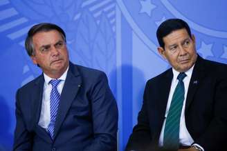 Presidente Jair Bolsonaro e vice-presidente Hamilton Mourão
13/09/2021
REUTERS/Adriano Machado