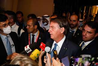 Jair Bolsonaro na Expo Dubai