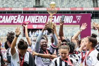 É o segundo título seguido em cima das rivias do Atlético-MG, conhecido como as Vingadoras-(Bruno Sousa/Atlético-MG)
